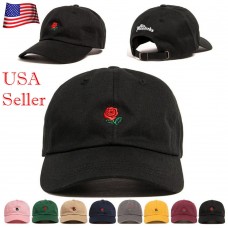 The Hundreds Dad Caps Flower Rose Embroidered Curved Brim Baseball Cap Visor Hat  eb-05959880